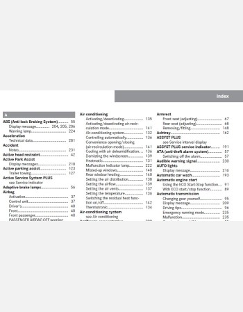 mercedes benz a class 2008 2009 2010 2011 owners manual lhd& rhd